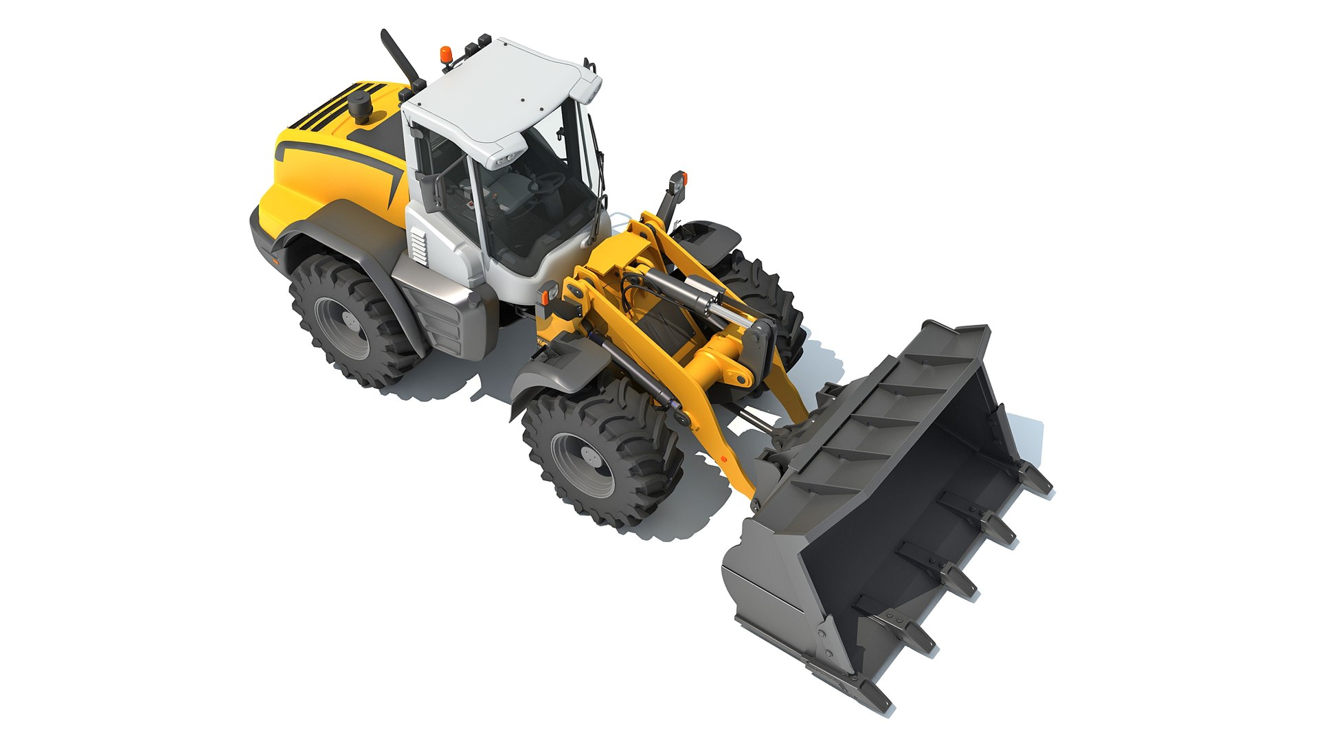 Wheel load loader 3D model - TurboSquid 1673299
