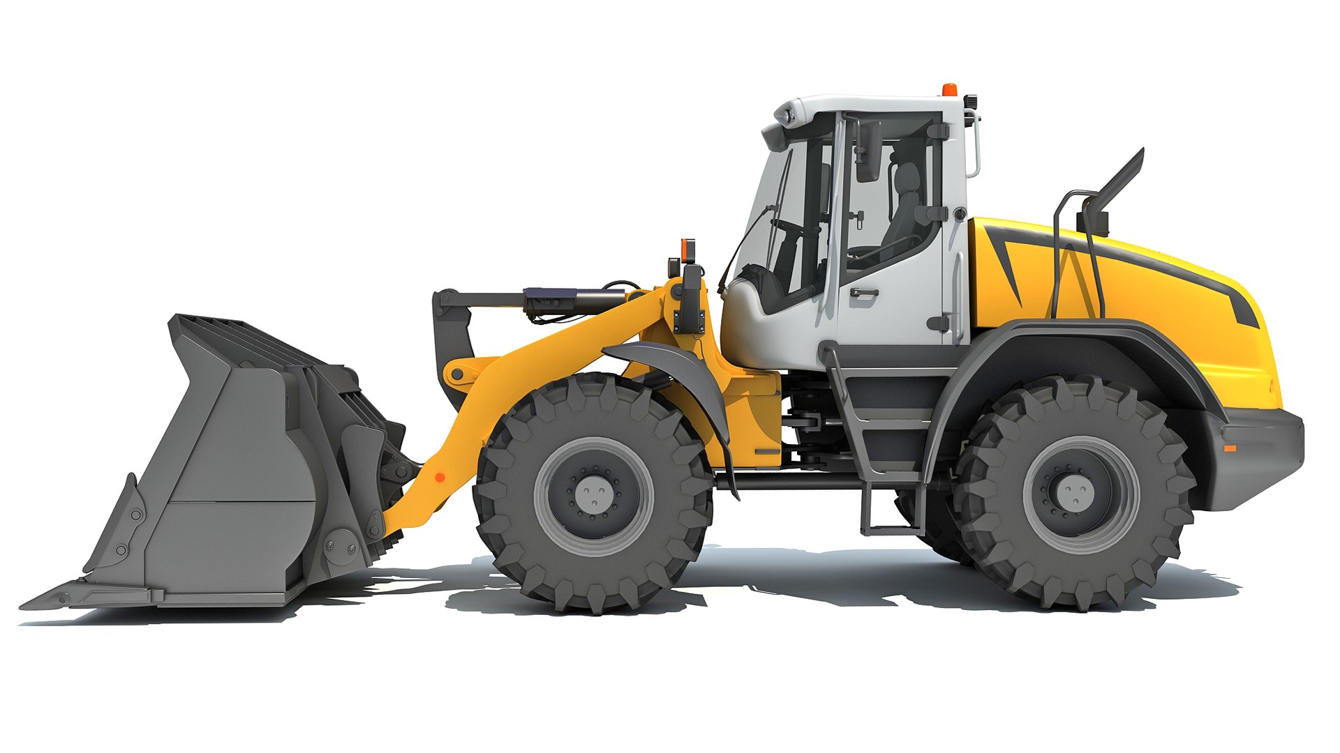 Wheel load loader 3D model - TurboSquid 1673299