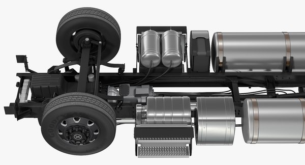 Truck chassis 3 3D model - TurboSquid 1676747