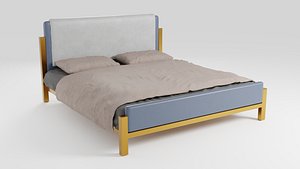 3D Bed with a laconic and stylish design