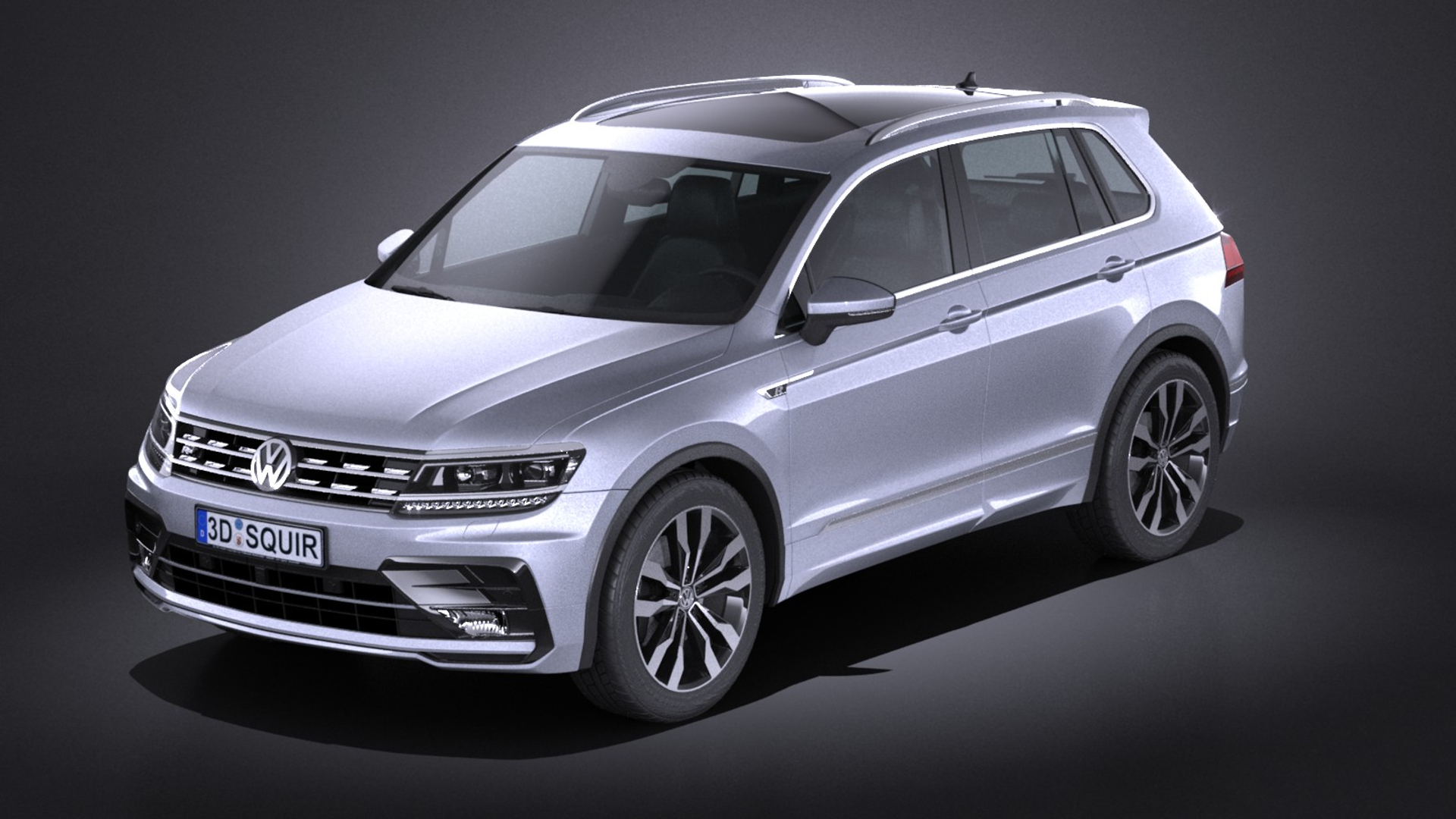 Volkswagen Tiguan R 3d 3ds