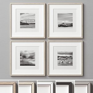 3D Picture Frames Set-486 model