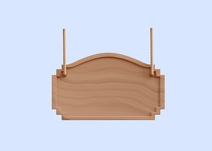 Wood Board Icon Illustration