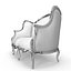 louis xv sofa 3d obj