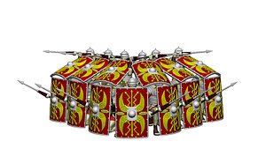3D Roman legionary Phalanx maniple hird 3D print model