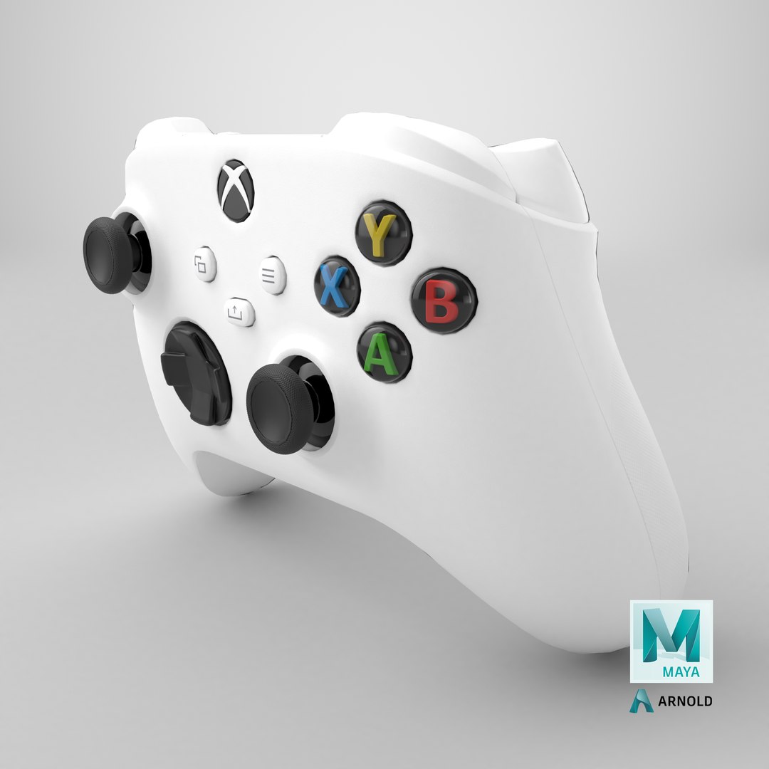 3D Xbox Series S Robot White Controller https://p.turbosquid.com/ts-thumb/m3/IPoQak/pf/stemcell_maya_arnold_render/png/1729699909/1920x1080/fit_q87/f0c080a97d5377b6dd0428b6f3f439ecb6a3b609/stemcell_maya_arnold_render.jpg