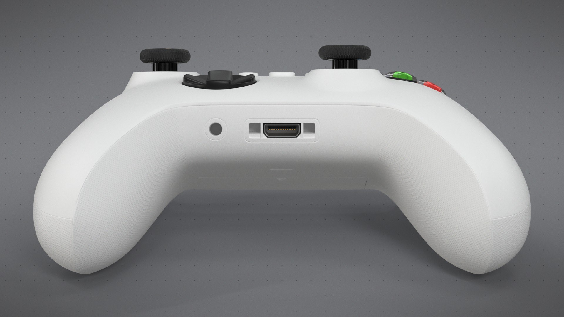 3D Xbox Series S Robot White Controller https://p.turbosquid.com/ts-thumb/m3/IPoQak/qU/xboxwhite_0006/jpg/1728290925/1920x1080/fit_q87/e395de5c0011c46a1de8a5243c499307da6287f3/xboxwhite_0006.jpg