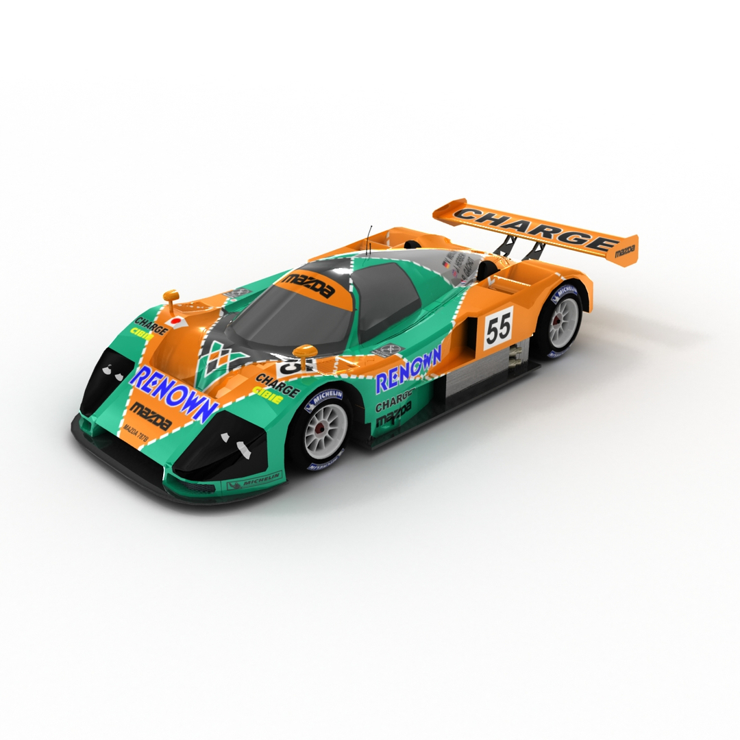 MAZDA 787B Illustration Drawing By Alain Jamar Pixels