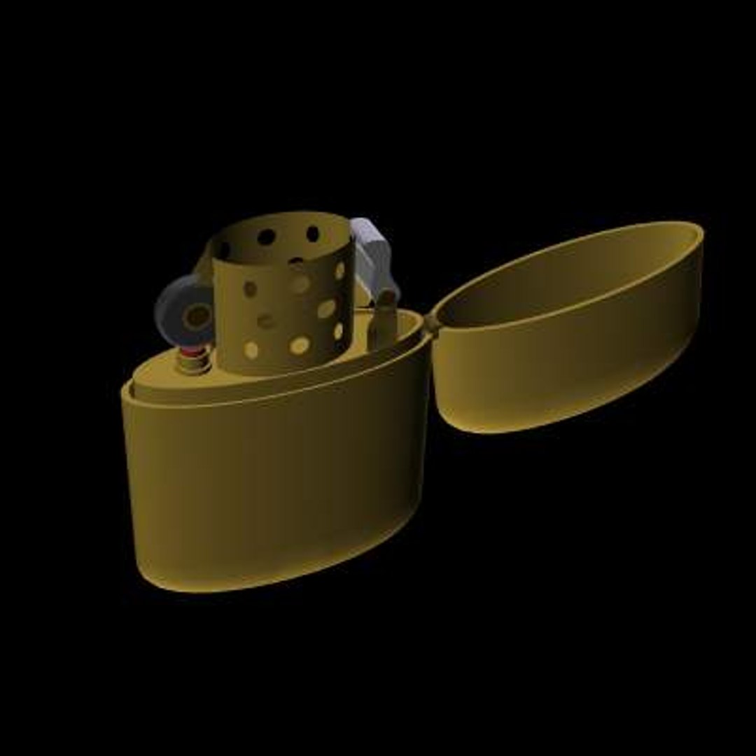 3d Cigarette Lighter Model