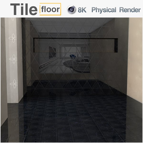 modèle 3D de Texture PBR 8K Carreaux de sol C4D Physical Render 0097 ...