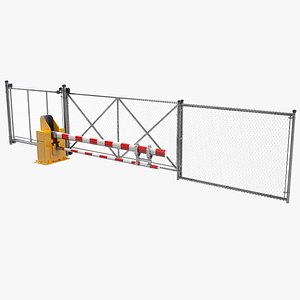 Fence With Automatic Gate(1)