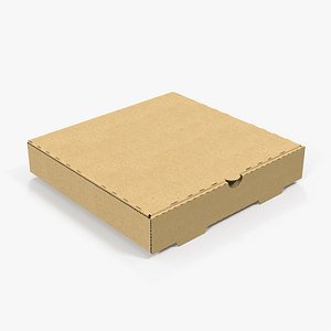 carton pizza box 3D model