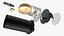 Aircraft Altimeter United Instruments Dial Black Rigged