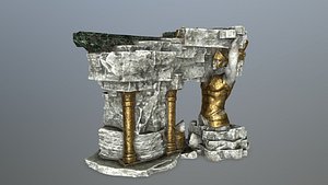 3D model temple