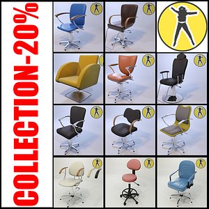 3ds max office chair pack 1