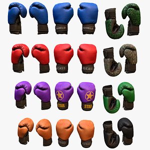 3D model Boxing Gloves Pack