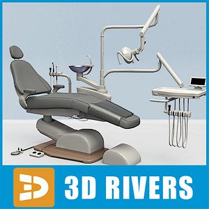 3d dental chair model