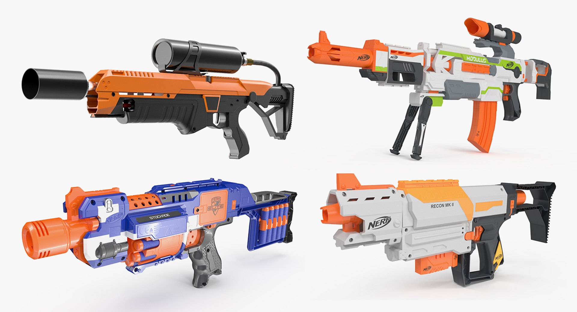 3D Toy Guns Collection 2 https://p.turbosquid.com/ts-thumb/m3/paZwNl/oc/toygunscollection2mb3dmodel001/jpg/1665950594/1920x1080/fit_q87/f4aba95eb84fd8672c76c09a499e6c624290c282/toygunscollection2mb3dmodel001.jpg