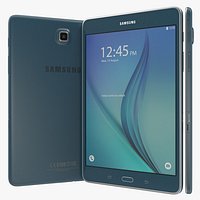 Samsung Galaxy Tab A 8.0 inch Blue 3D Model