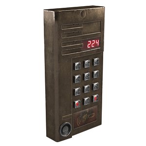 3D model intercom