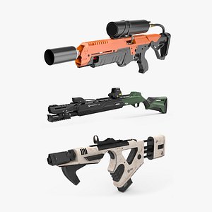 Futuristic Shotguns Collection model