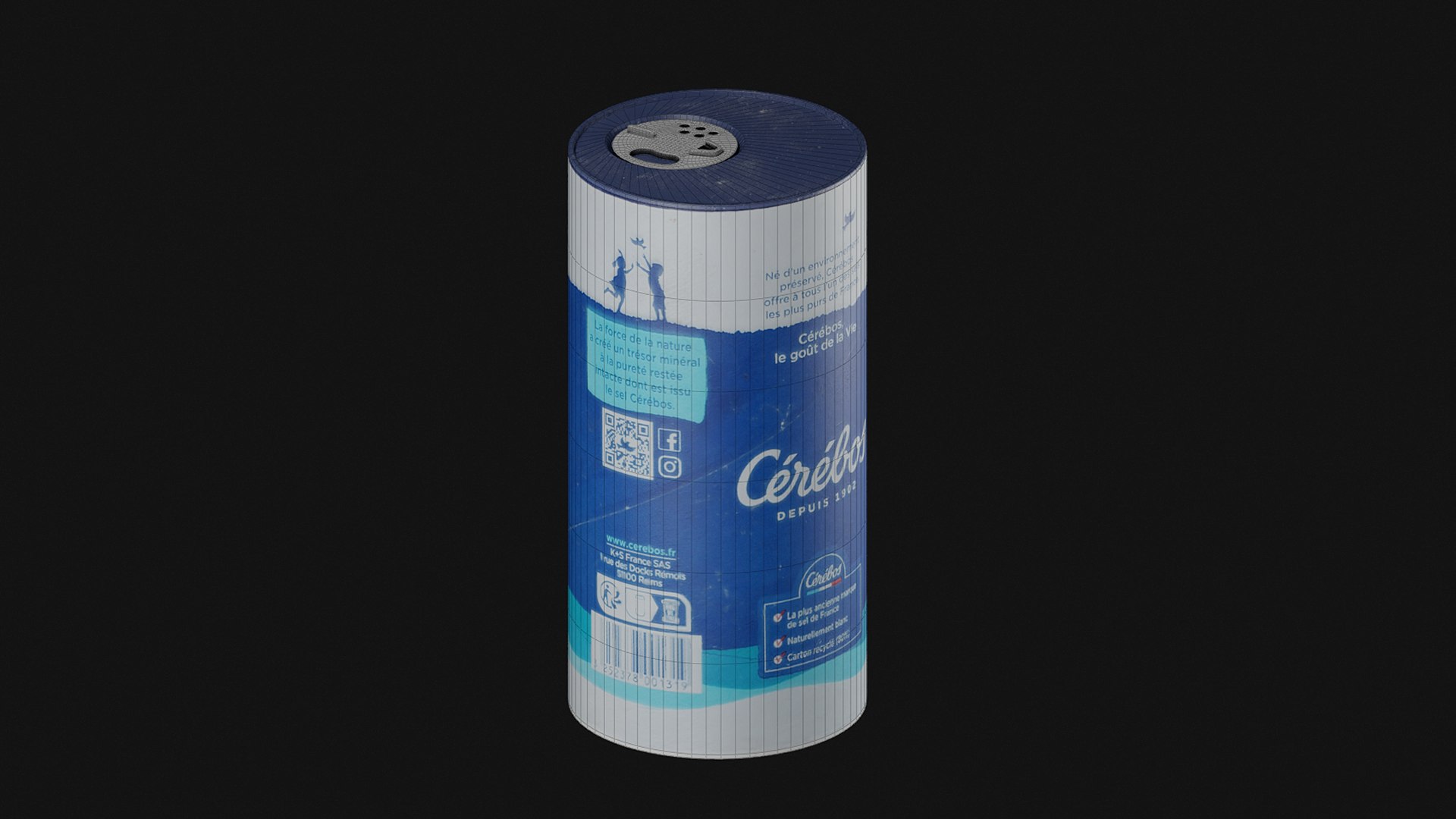 3D Salt shaker Cerebos https://p.turbosquid.com/ts-thumb/m3/z6uwsH/pJ/blender_co0rmjhbhc/png/1696180130/1920x1080/fit_q87/41e287c9d70a5eff901037d1a0a49b43672292d8/blender_co0rmjhbhc.jpg