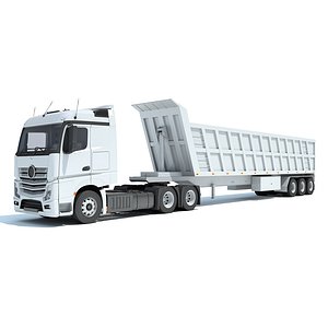 Truck with Tipper Trailer model