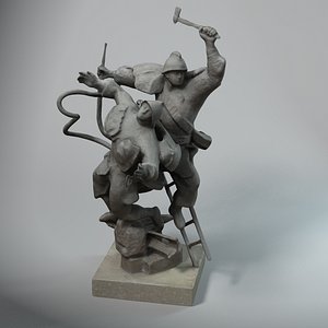 statuette of "Firefighter"