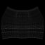 Elegant Black Bodycon Pencil Skirt