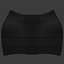 Elegant Black Bodycon Pencil Skirt