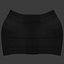 Elegant Black Bodycon Pencil Skirt