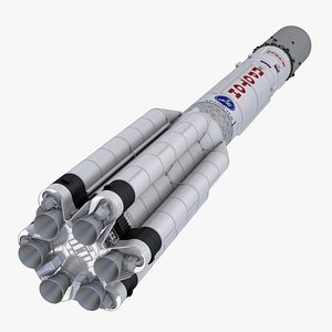 3dsmax proton-m launch vehicle