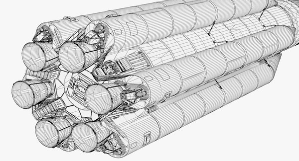 3dsmax proton-m launch vehicle