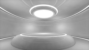 3D model sci fi room
