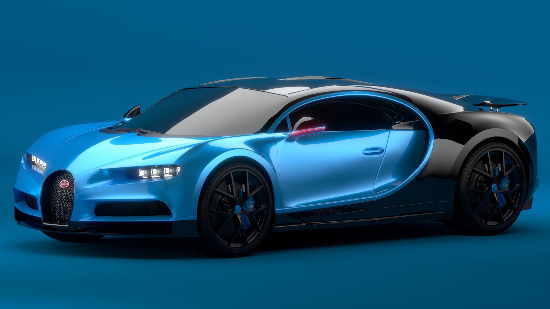 Bugatti Chiron Sport 2021 Blue Model - TurboSquid 1831588