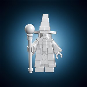 3D model LEGO Wizard Figure 3D Print Model