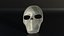 Masque facial de fête de mascarade - Modèle d'impression 3D de masque facial extraterrestre