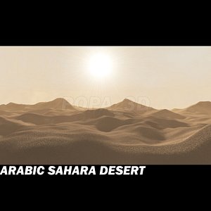 sahara environment 3d model