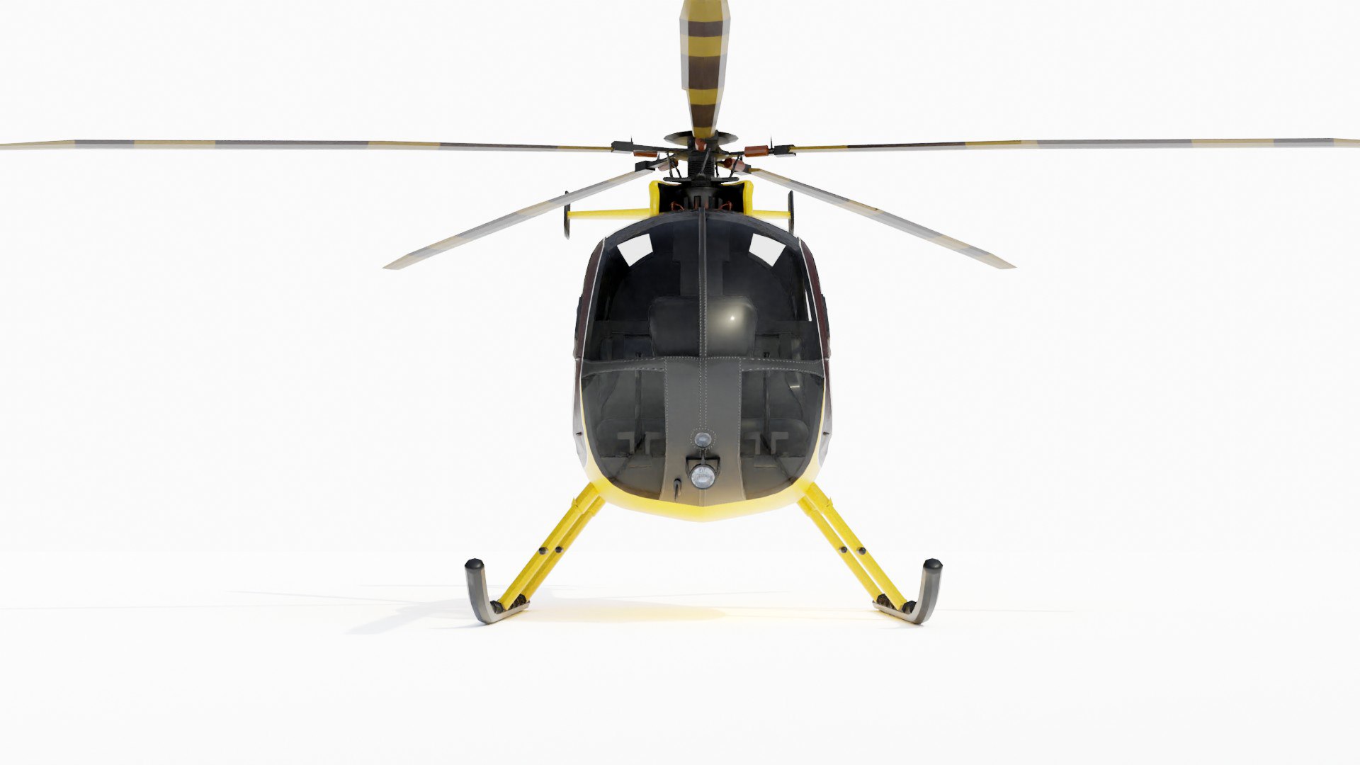 Md 500 Helicopter 3d Model