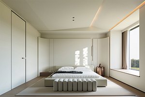 Bedroom interior scenes 3D