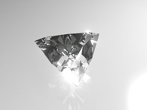 3d model cut diamond
