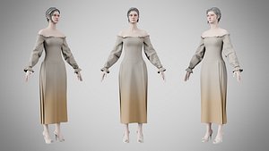 Dress 13 Grullo 3D