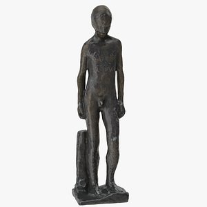 Bronze Boy Figure