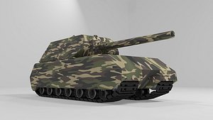 3D Tank Maus Panzerkampfwagen VIII model