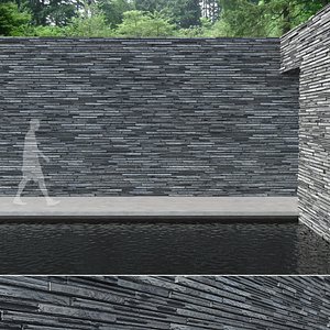 3D Seamless Stone Wall 5