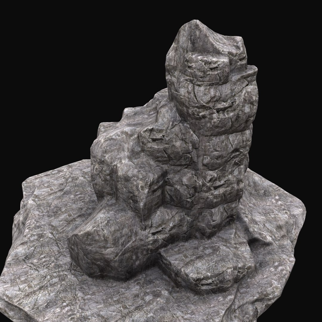 3d model skull mountain