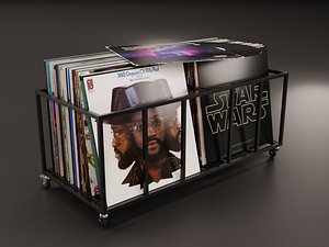 3D Vinyl Storage No-30 with 5 Color Variations model
