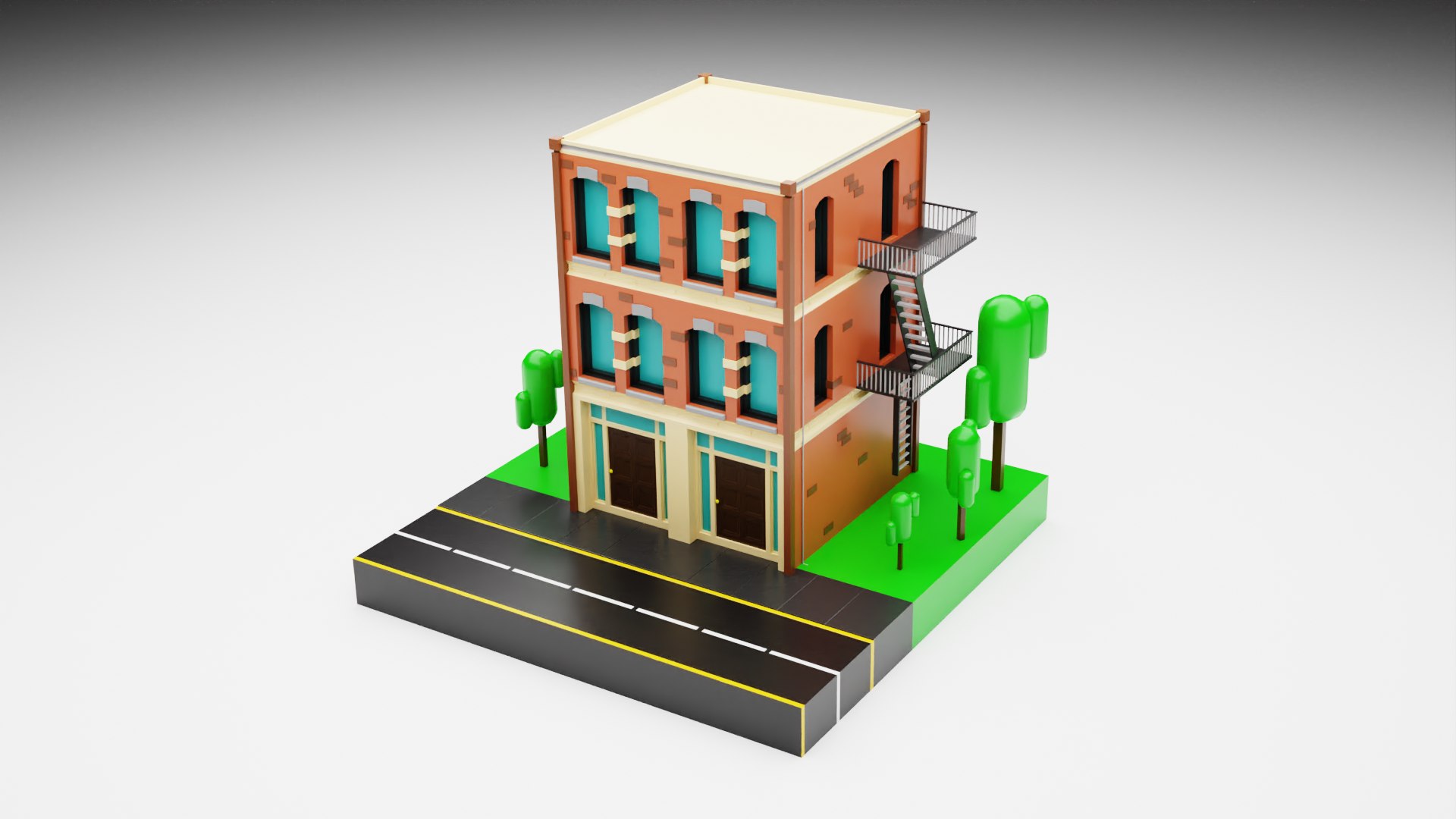3D Low Poly Building 1 https://p.turbosquid.com/ts-thumb/m4/lRNiET/Df/diffuse_0005/png/1669194925/1920x1080/fit_q87/cdab98e8cbca5329181518cb3672b339e9956b2c/diffuse_0005.jpg