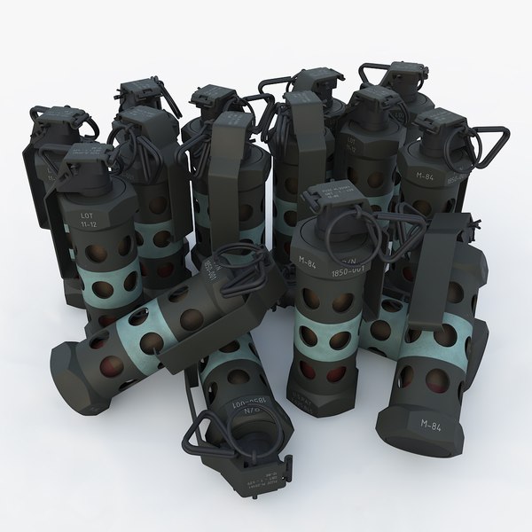 M84 STUN GRENADE 3D model