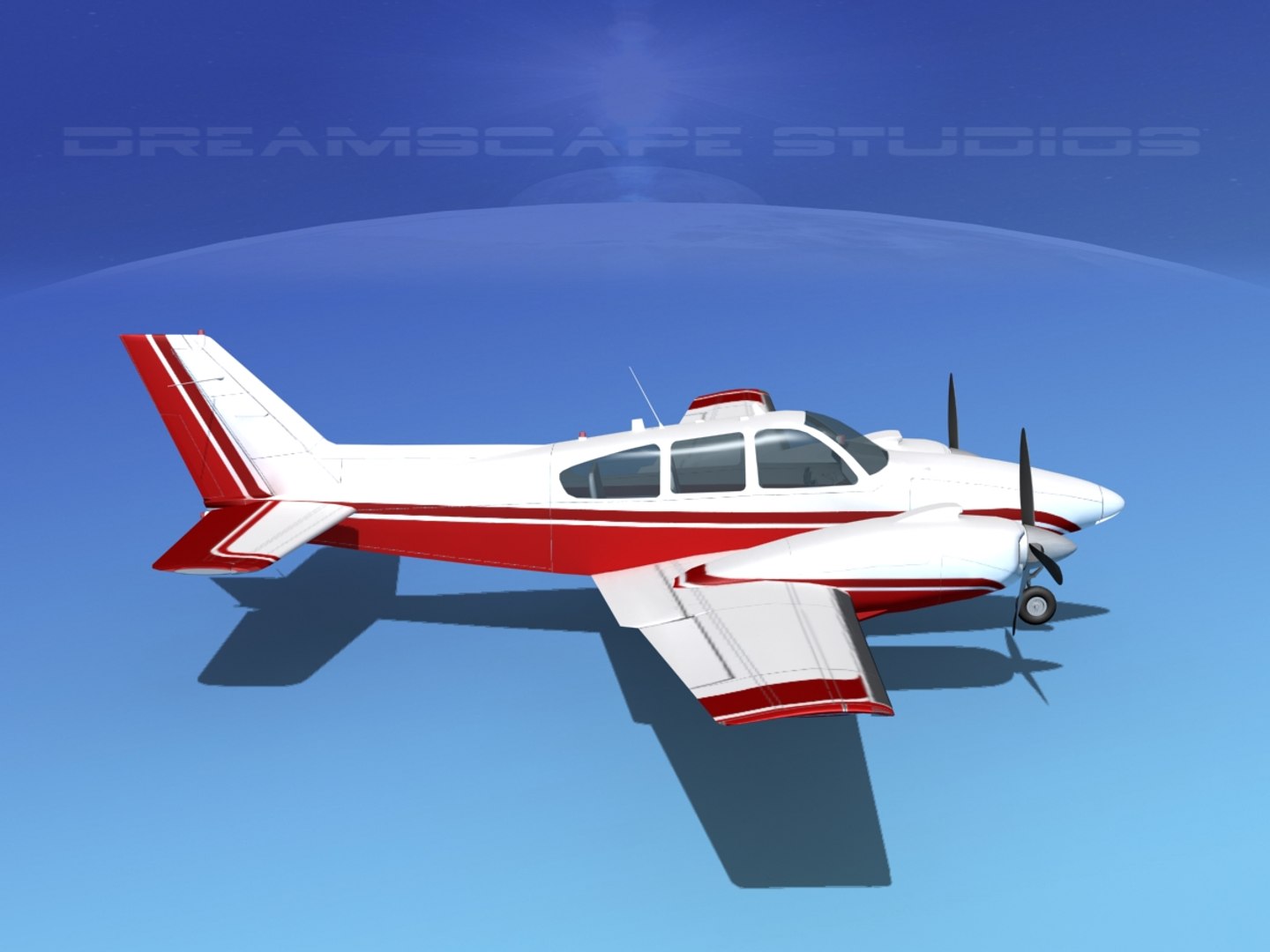 3d Beechcraft Aircraft Family